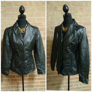 East 5th | Trendy Leather Jacket Black- Sz. Sm